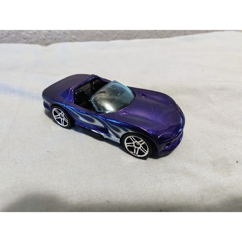 1992 HW FLAMES Exclusive DODGE VIPER RT/10☆purple;blue☆Hot Wheels Loose